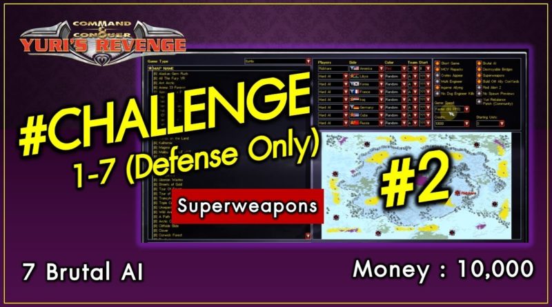 Red Alert 2 & Yuris Revenge - 1vs7 Brutal AI + SW + 10,000 Money