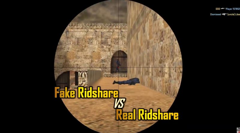 Fake Ridshare VS Real Ridshare