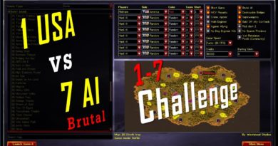 Red Alert 2 & Yuris Revenge - 1 USA VS 7 Brutal AI + SW