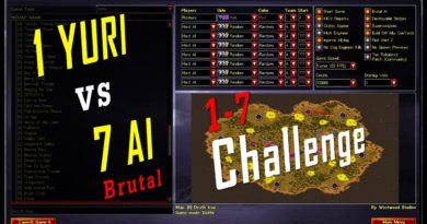 Red Alert 2 & Yuris Revenge - 1 YURI VS 7 Brutal AI + SW