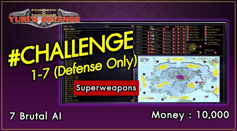 Red Alert 2 & Yuris Revenge - 1 Yuri VS 7 Brutal AI + SW