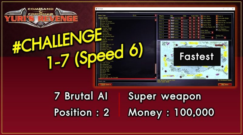 Red Alert 2 & Yuris Revenge - 1vs7 Brutal AI + SW