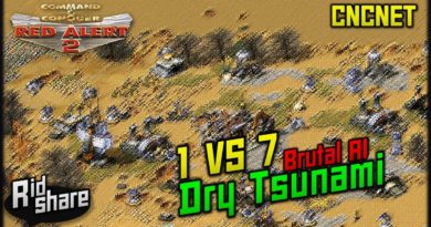 1 vs 7 Brutal AI - Dry tsunami - Red Alert 2 & Yuris Revenge
