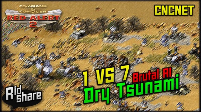 1 vs 7 Brutal AI - Dry tsunami - Red Alert 2 & Yuris Revenge